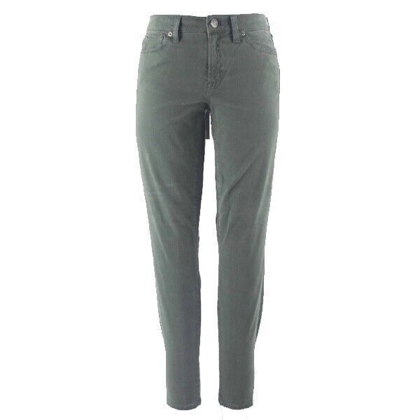 J Crew Toothpick NEW $98 Sz 27 X 28 Moss Green Ankle Cotton Blend Pant