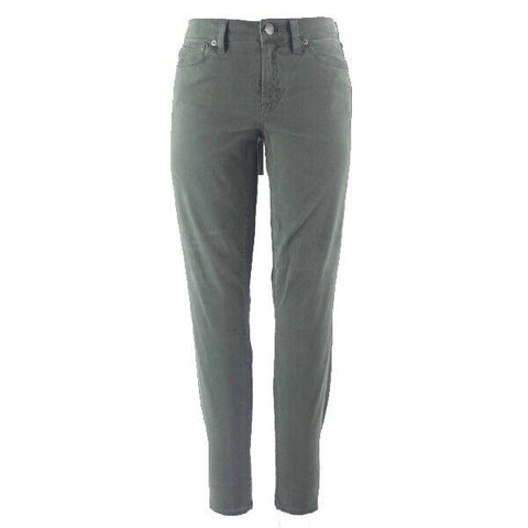 J Crew Toothpick NEW $98 Sz 27 X 28 Moss Green Ankle Cotton Blend Pant