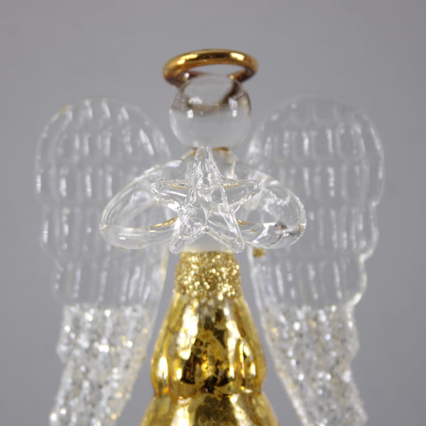 Lenox Angel Figurine Radiant Light Gold Clear  Lights Up 8.5" Angel Figurine