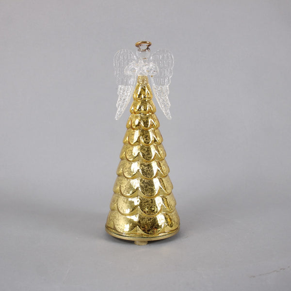 Lenox Angel Figurine Radiant Light Gold Clear  Lights Up 8.5" Angel Figurine