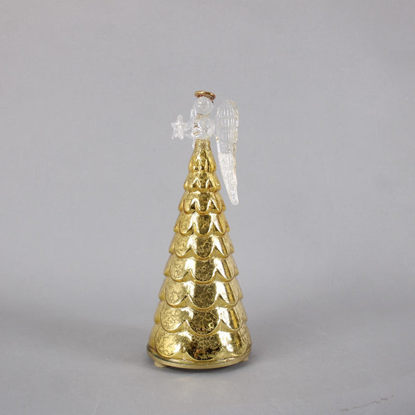 Lenox Angel Figurine Radiant Light Gold Clear  Lights Up 8.5" Angel Figurine