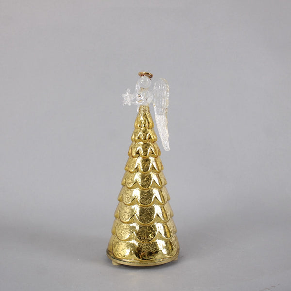 Lenox Angel Figurine Radiant Light Gold Clear  Lights Up 8.5" Angel Figurine