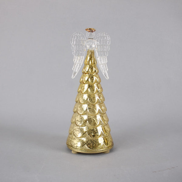 Lenox Angel Figurine Radiant Light Gold Clear  Lights Up 8.5" Angel Figurine