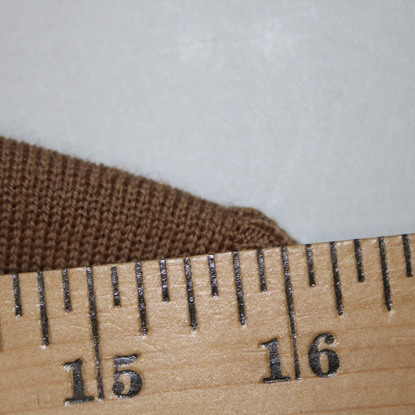 Barisal Sweater Sz 52 Brown V Neck Easy Care Wool Vest Sweater