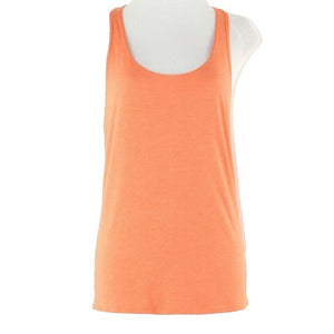Trina Turk Sz M Orange Cutout Braided Racerback Viscose Poly Spandex Top