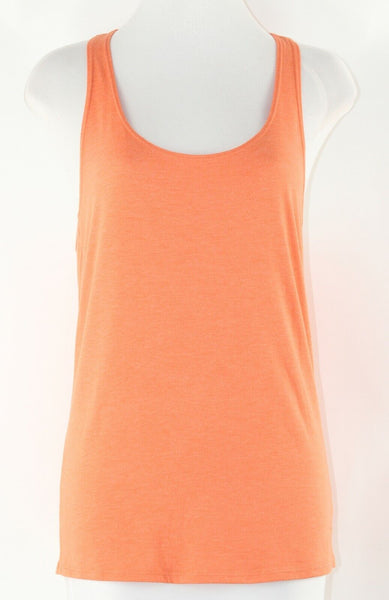 Trina Turk Sz M Orange Cutout Braided Racerback Viscose Poly Spandex Top