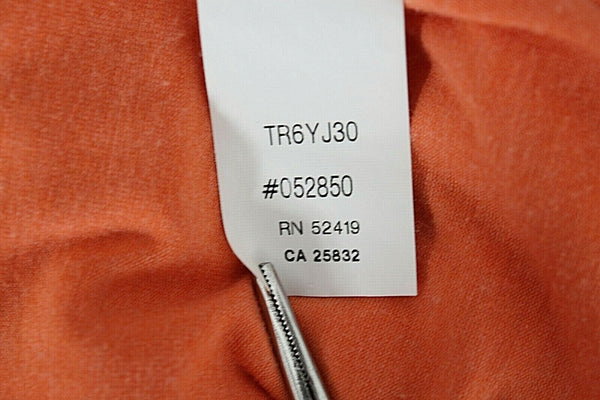 Trina Turk Sz M Orange Cutout Braided Racerback Viscose Poly Spandex Top