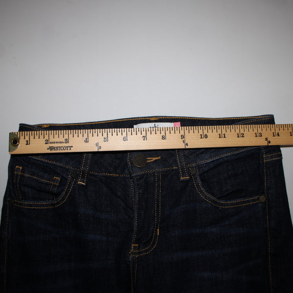 Cabi Sz 2 x 31.5 Blue Denim Skinny Pockets Cotton Polyester Jeans