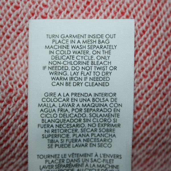 Cabi Sz M Coral Pink Hooded Zipper Cotton Polyester Spandex Jacket
