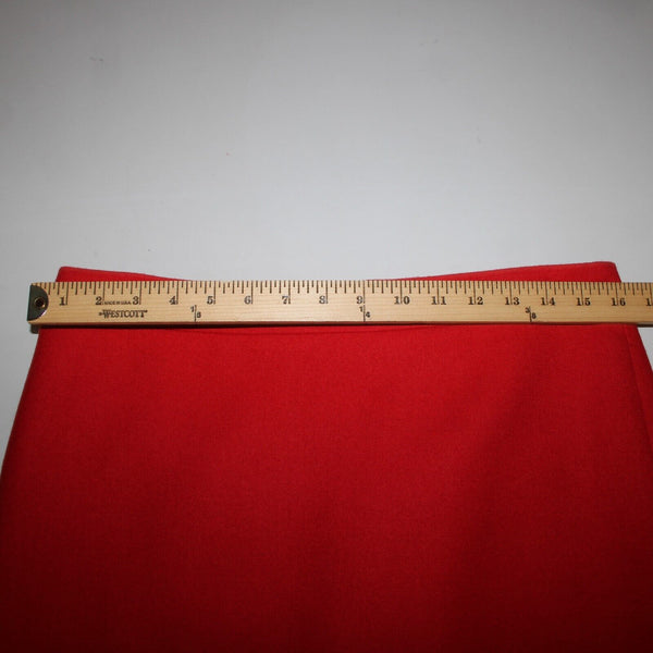 J Crew NEW $130 No 2 Pencil Sz 8 Red Lined Hook Eye Wool Polyester Skirt
