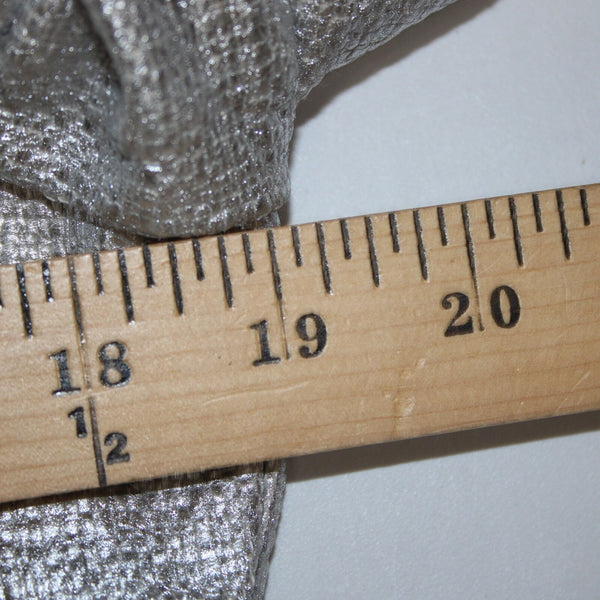 White House Black Market NEW Sz 12P Silver Metallic Tweed Cotton Poly Jacket