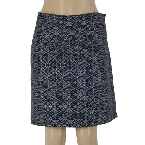 Rip Skirt NEW Black Pearl Batik Sz S Black White Hook Latch Closure Poly Skirt