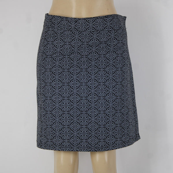 Rip Skirt NEW Black Pearl Batik Sz S Black White Hook Latch Closure Poly Skirt