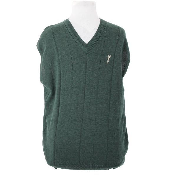 Fairway Outfitters NEW Sz XL Forest Green 100% Cotton Logo Sweater Vest