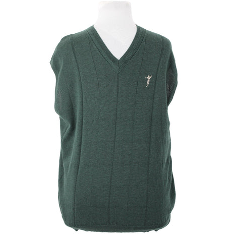 Fairway Outfitters NEW Sz XL Forest Green 100% Cotton Logo Sweater Vest