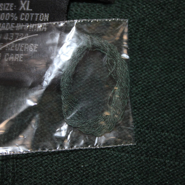 Fairway Outfitters NEW Sz XL Forest Green 100% Cotton Logo Sweater Vest