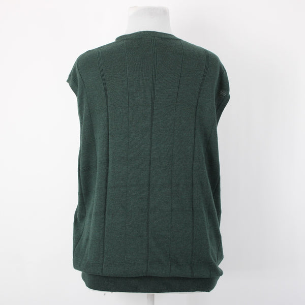 Fairway Outfitters NEW Sz XL Forest Green 100% Cotton Logo Sweater Vest