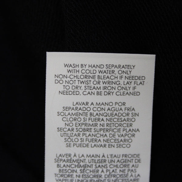 Cabi Sz S Navy Blue Black Color Block Turtleneck Long Sleeve Rayon Spandex Top