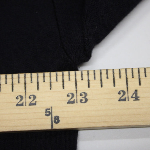 Cabi Sz S Navy Blue Black Color Block Turtleneck Long Sleeve Rayon Spandex Top