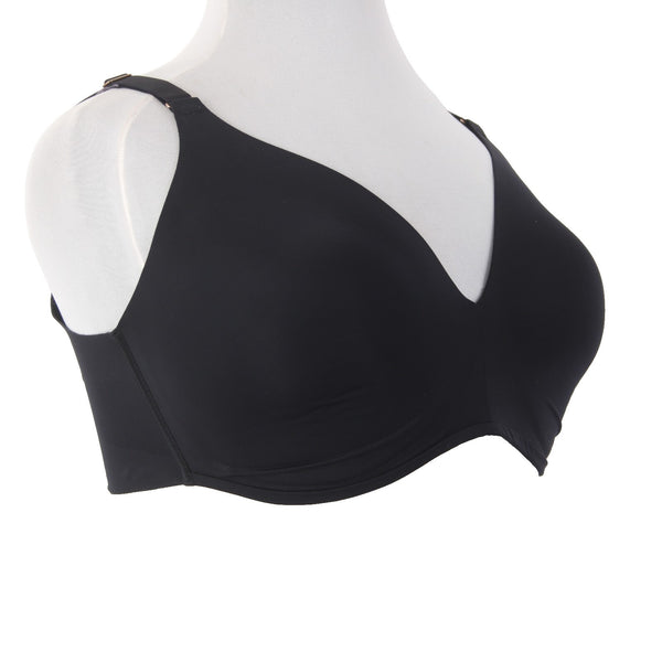 Soma Bra Vanishing 360 Sz 38G Black Wireless Slightly Padded Nylon Spandex Bra