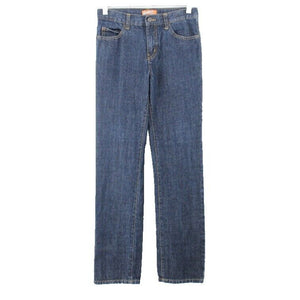 Old Navy Sz 14 X 30 Blue 100% Cotton Skinny Denim Adjustable Kids Jean