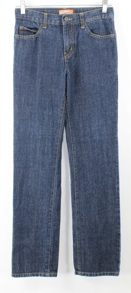 Old Navy Sz 14 X 30 Blue 100% Cotton Skinny Denim Adjustable Kids Jean