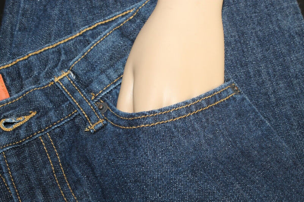 Old Navy Sz 14 X 30 Blue 100% Cotton Skinny Denim Adjustable Kids Jean