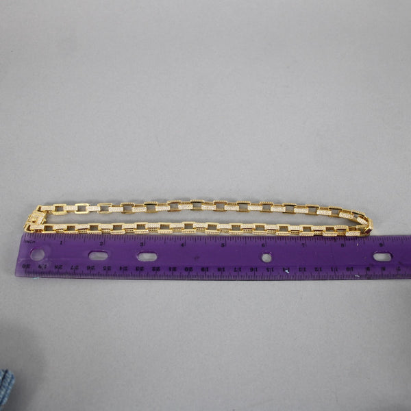 Ever Eve Goldtone Cubic Zirconia Pave Chain 17.5" Necklace