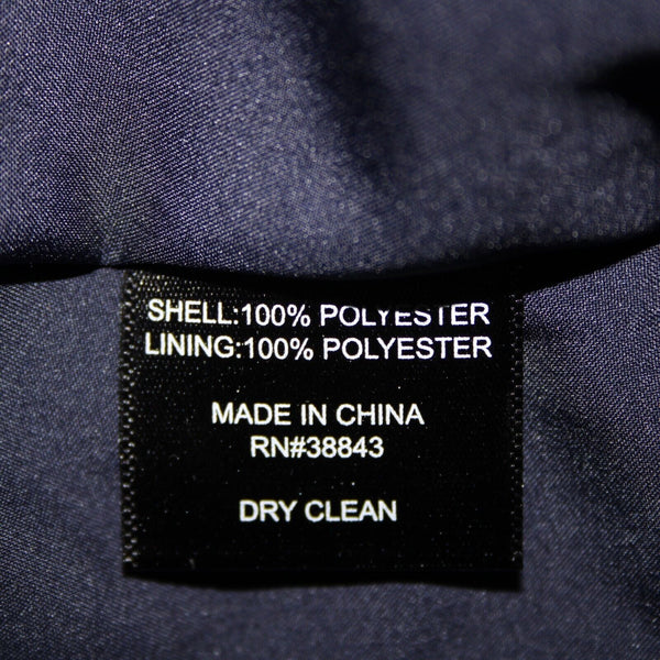 Sam Edelman Sz 6 Navy Blue Lined Sleeveless Ruffle Tiered 100% Polyester Dress