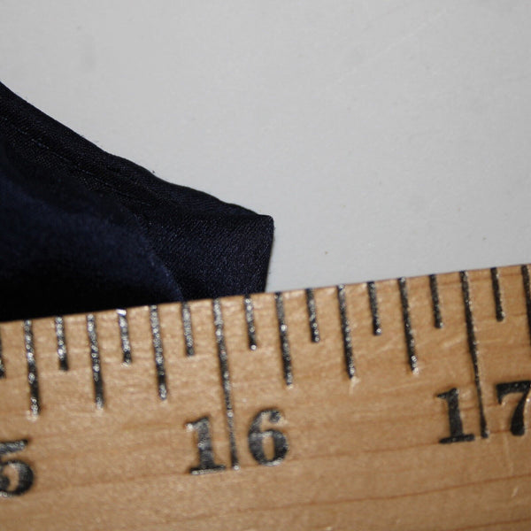 Sam Edelman Sz 6 Navy Blue Lined Sleeveless Ruffle Tiered 100% Polyester Dress