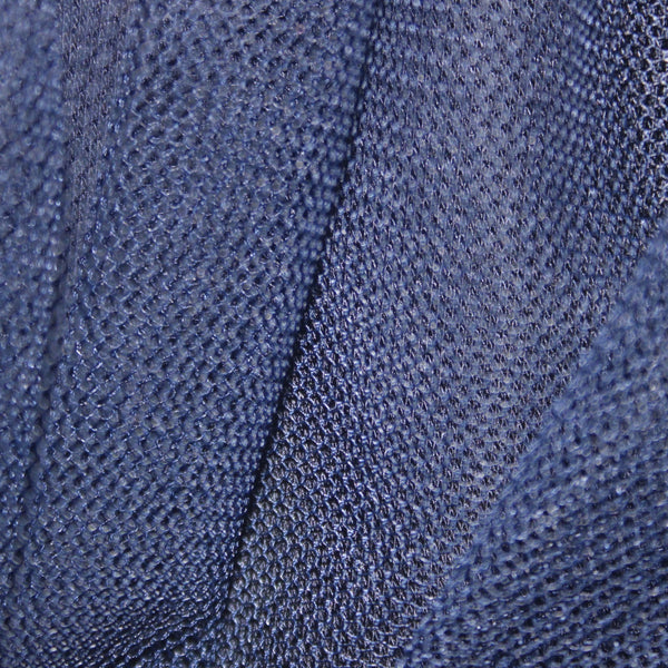 Weston Wear Dress Sz S Blue Navy Tulle Skirt Lined Swiss Dot Poly Rayon Dress