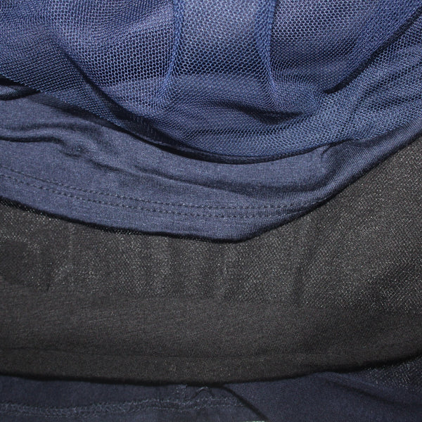 Weston Wear Dress Sz S Blue Navy Tulle Skirt Lined Swiss Dot Poly Rayon Dress