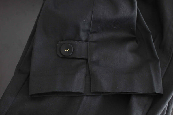 Simonton Says NEW 1X x 27 Black Stretch Waist Cotton Blend Crop Tab Pant
