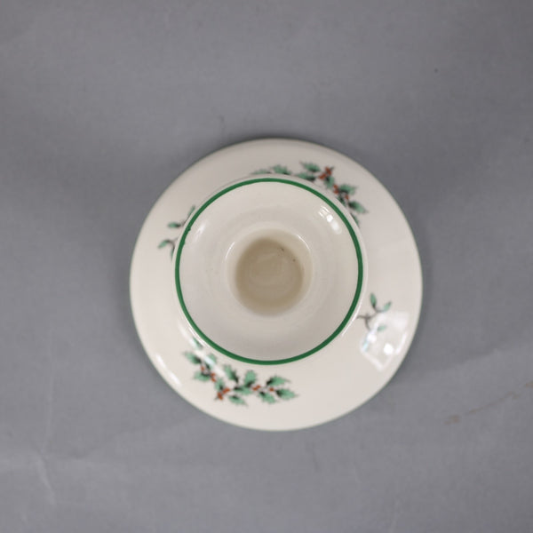 Spode Candle Stick Holder Christmas Tree Porcelain 5.5" Candle Stick Holder