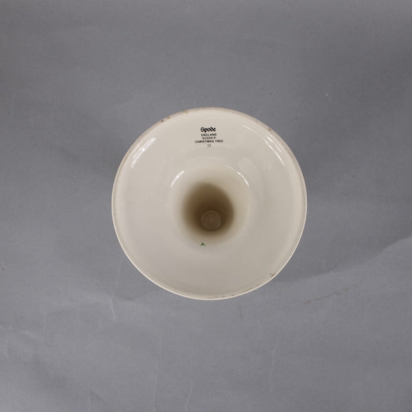 Spode Candle Stick Holder Christmas Tree Porcelain 5.5" Candle Stick Holder