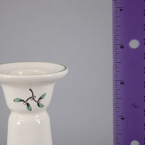 Spode Candle Stick Holder Christmas Tree Porcelain 5.5" Candle Stick Holder