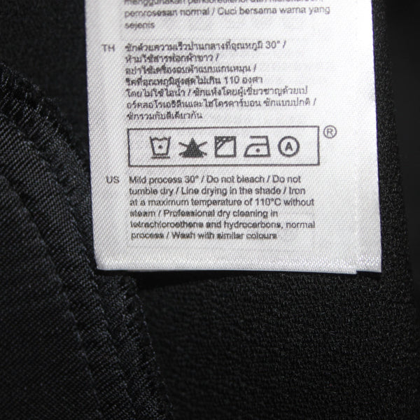 Maje Pant NEW $295 Pantalon Sz 34 x 26 Black Faux Belt Poly Viscose Capri Pant