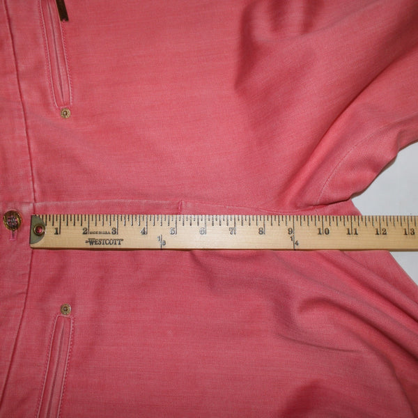 St John Sport Capri Pant Sz 10 x 23 Pink Knee Length Cotton Elastane Capri Pant