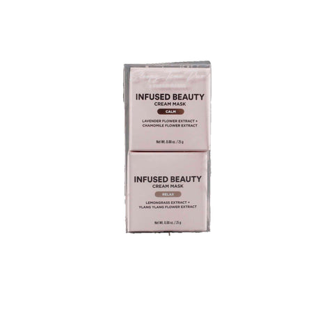 ULTA BEAUTY Infused Beauty 0.88 oz ea Duo Calm Relax Cream Mask