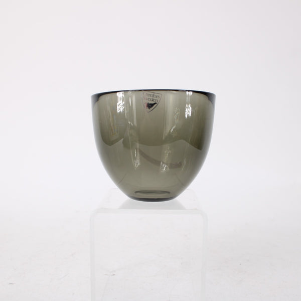 Orrenfors Sweden Bowl Pastillo Gray High Quality Crystal 3" Crystal Bowl