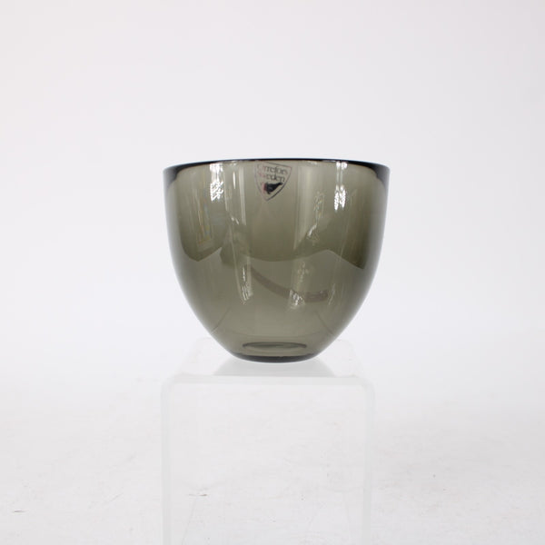 Orrenfors Sweden Bowl Pastillo Gray High Quality Crystal 3" Crystal Bowl