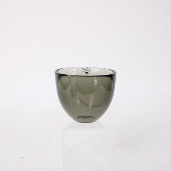 Orrenfors Sweden Bowl Pastillo Gray High Quality Crystal 3" Crystal Bowl
