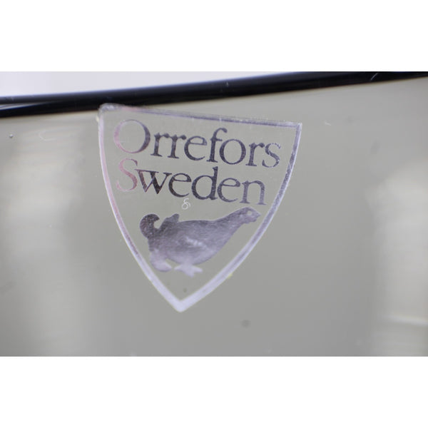 Orrenfors Sweden Bowl Pastillo Gray High Quality Crystal 3" Crystal Bowl