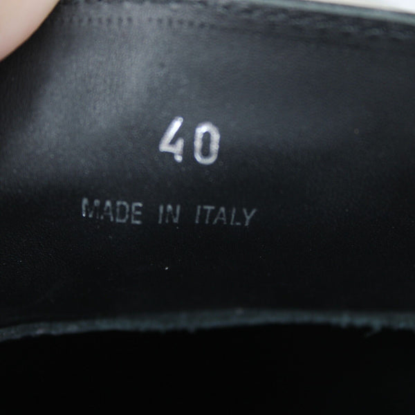 No 21 Trainer Sz Sz 40 Black Silver Crocodile Upper Leather 2" Loafers