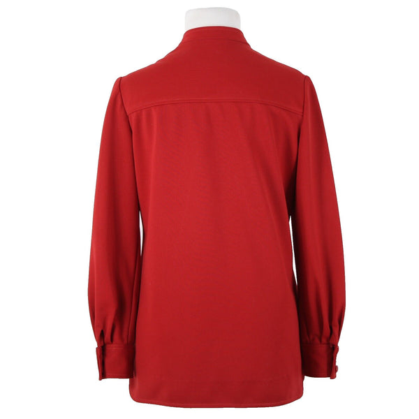 Givenchy Sport Vintage Sz 8 Red Collared Button Down Leisure Jacket