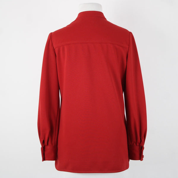Givenchy Sport Vintage Sz 8 Red Collared Button Down Leisure Jacket