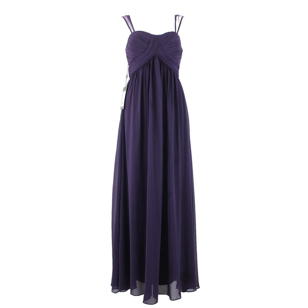 Ever Pretty Dress NEW Sz 6 Purple Sweetheart Neck Lined Layered 100% Poly Dress