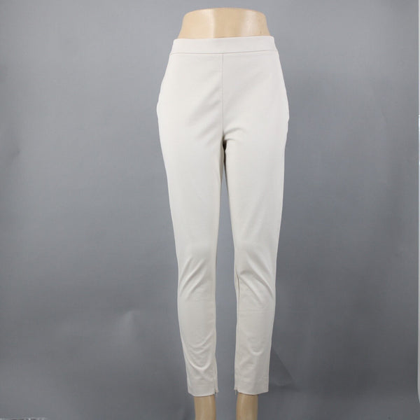 Ann Taylor NEW $79 Chelsea Sz 10 x 27 Beige Tan High Rise Skinny Crp Cotton Pant