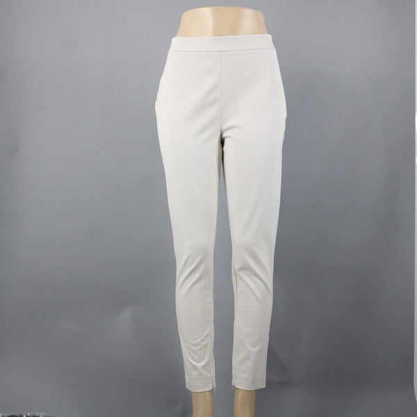 Ann Taylor NEW $79 Chelsea Sz 10 x 27 Beige Tan High Rise Skinny Crp Cotton Pant