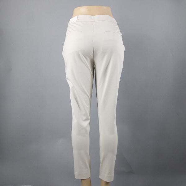 Ann Taylor NEW $79 Chelsea Sz 10 x 27 Beige Tan High Rise Skinny Crp Cotton Pant
